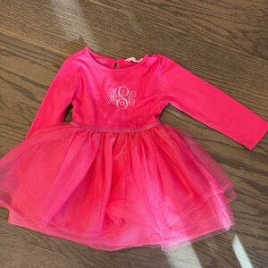 H&M Pink Long Sleeve Tulle Dress